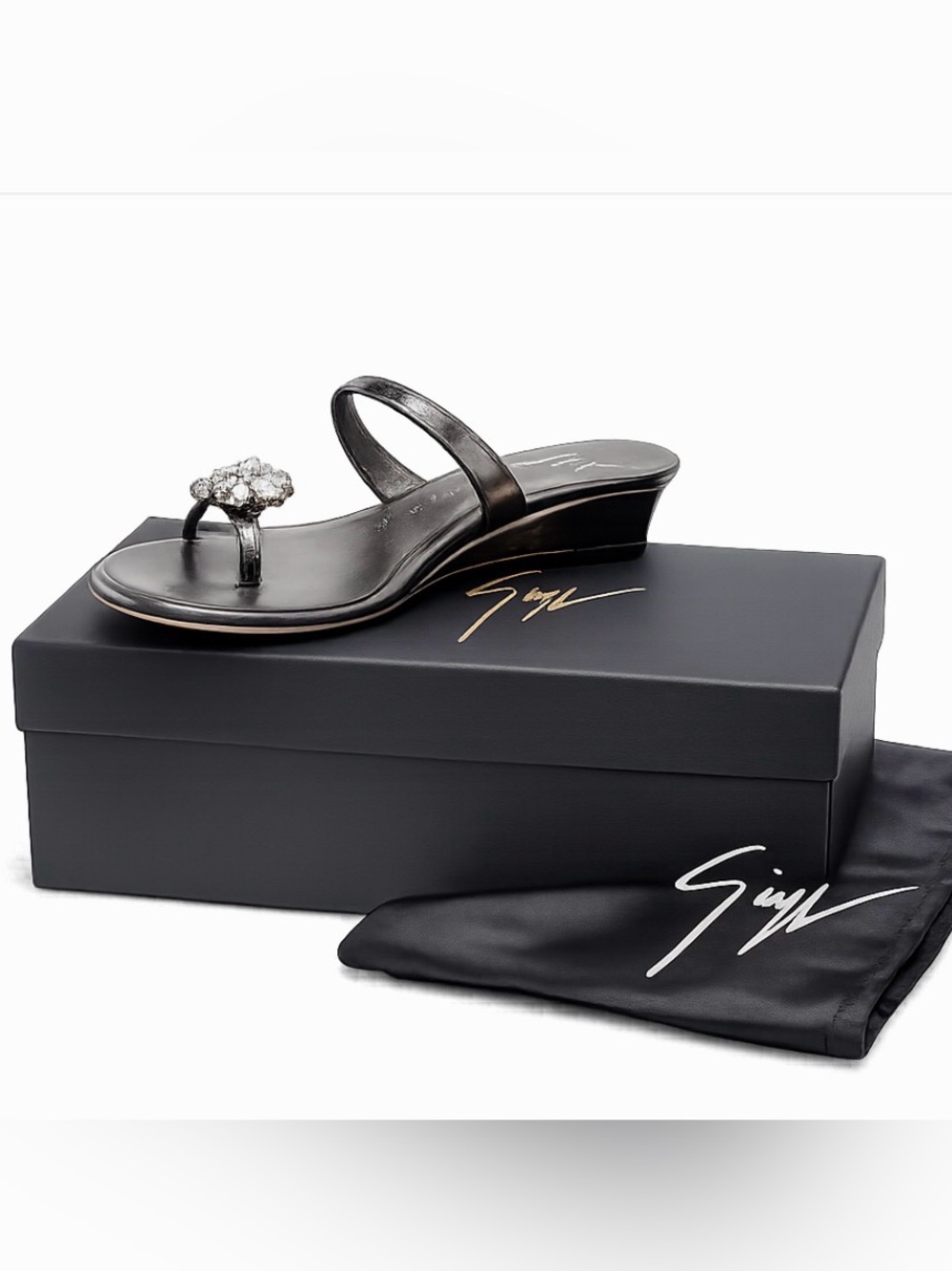Swarovski Wedge Sandal by Giuseppe Zanotti